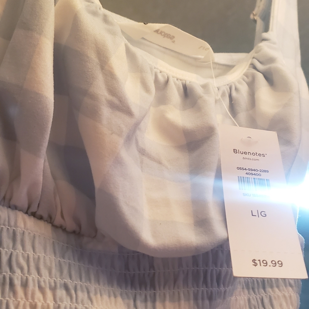 Bluenotes crop top large